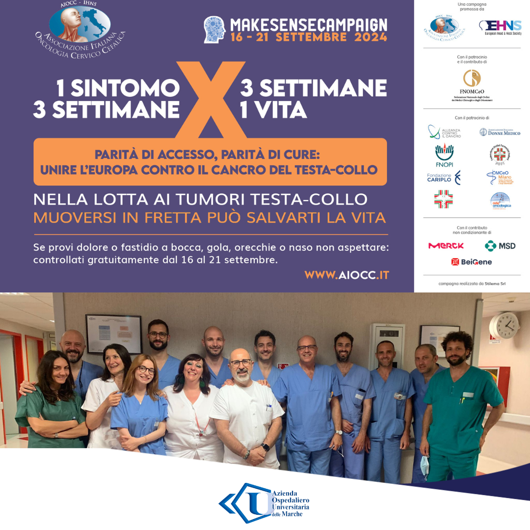 �Make Sense Campaign� Prevenzione dei tumori testa