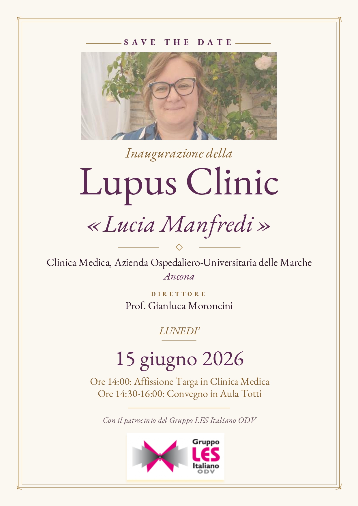 Inaugurazione della Lupus Clinic �Lucia Manfredi�