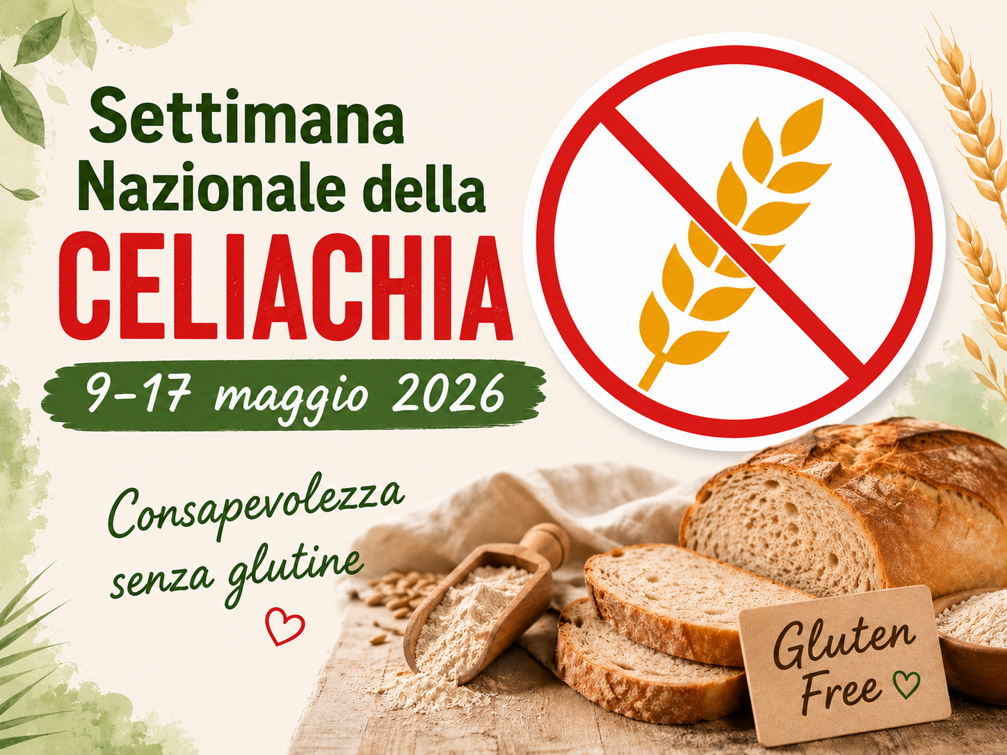 Settimana Nazionale della Celiachia - 9/17 maggio 2026