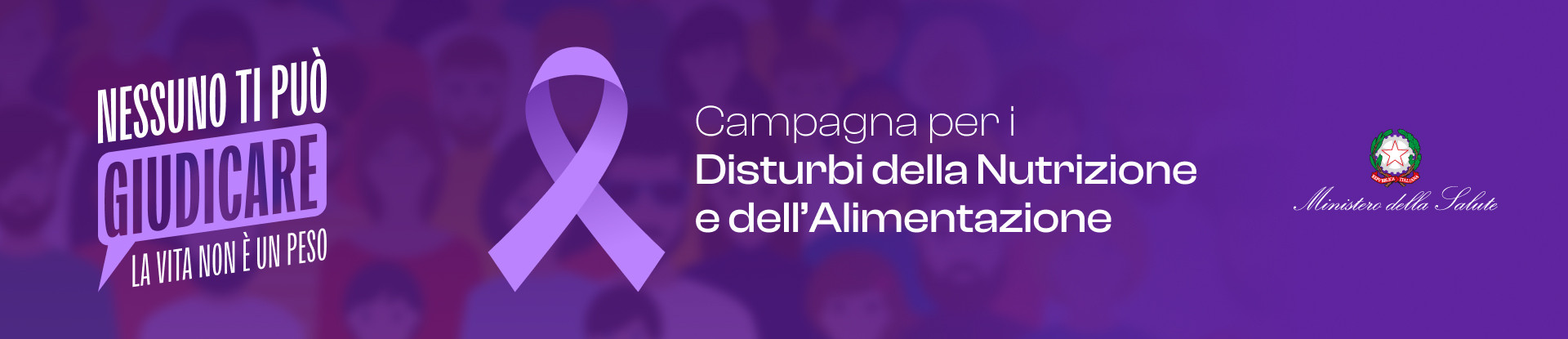 Disturbi della Nutrizione e dell'Alimentazione "Nessuno ti pu&ograve; giudicare. La vita non &egrave; un peso"