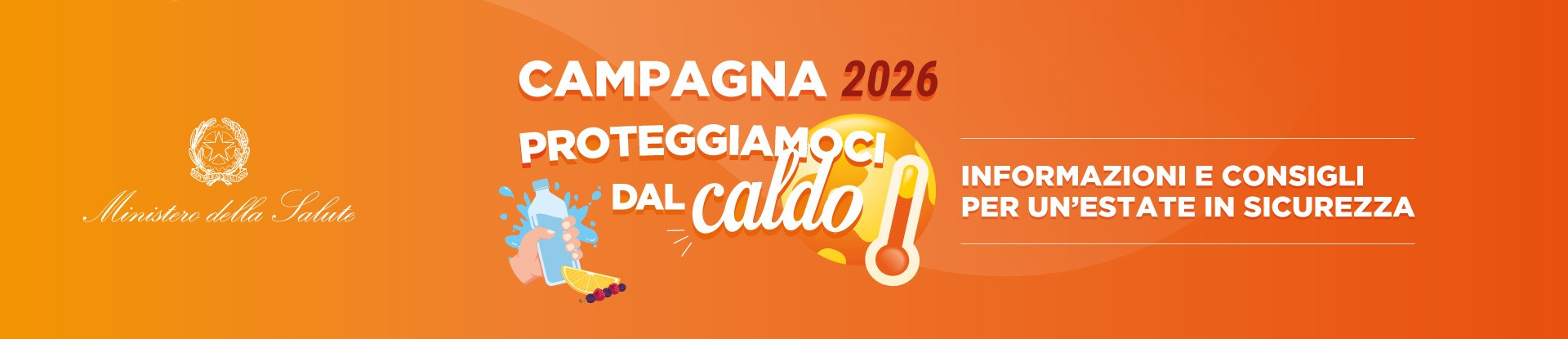 Ondate di calore - Attivo il Piano nazionale Estate 2026